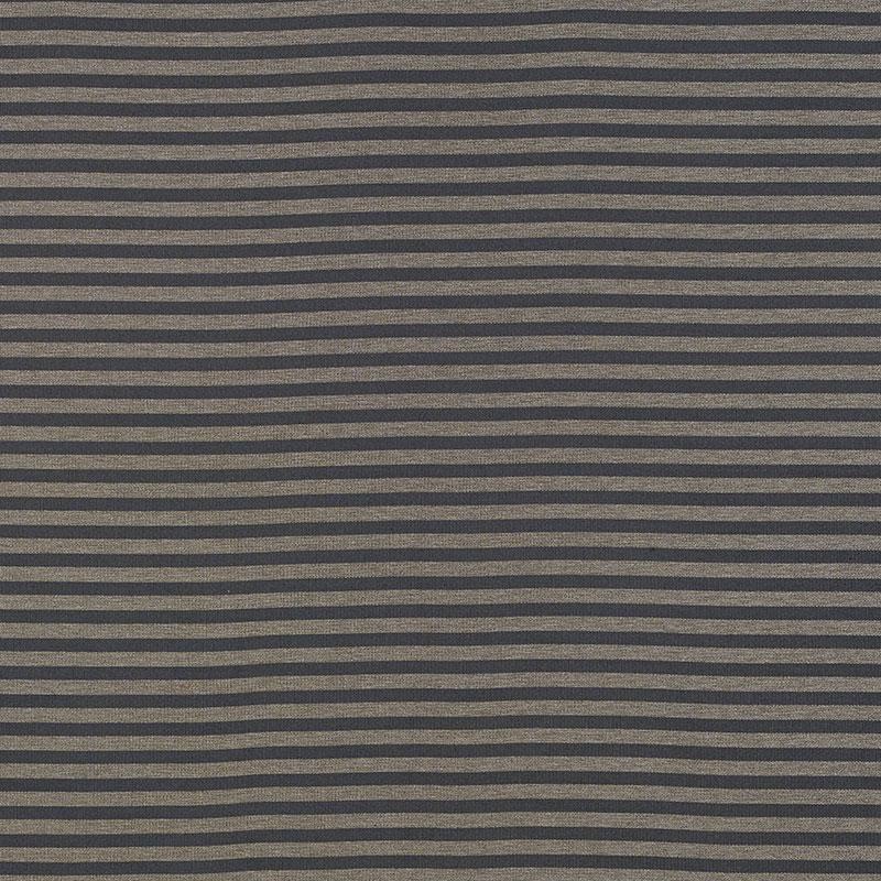 Schumacher Geoffrey Metallic Stripe Carbon Fabric