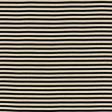 Schumacher Geoffrey Metallic Stripe Obsidian Fabric