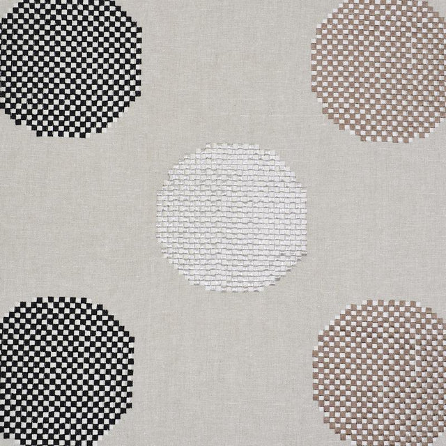 Schumacher Hansen Embroidery Neutral Fabric
