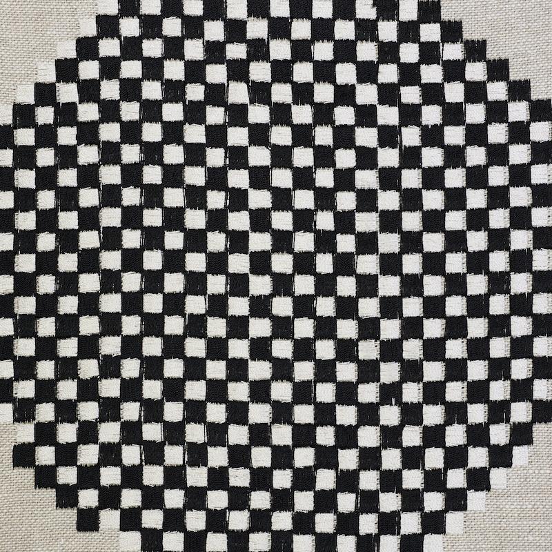 Schumacher Hansen Embroidery Neutral Fabric