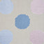 Schumacher Hansen Embroidery Blue & Lilac Fabric