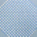 Schumacher Hansen Embroidery Blue Fabric