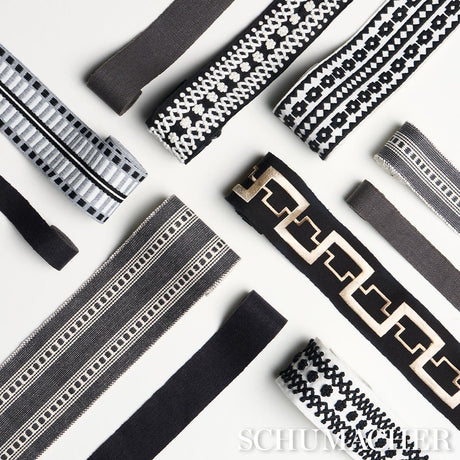 Schumacher Charcoal Lubeck Tape