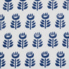 Schumacher Rosenborg Hand Print Navy Fabric