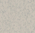 Antonina Vella Luminous Branches Gray/Silver Wallpaper