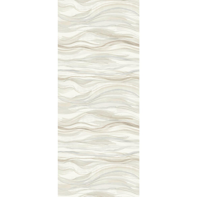 Antonina Vella Currents Mural Neutral Wallpaper