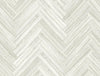 York Hermosa Herringbone Peel & Stick Beige Wallpaper