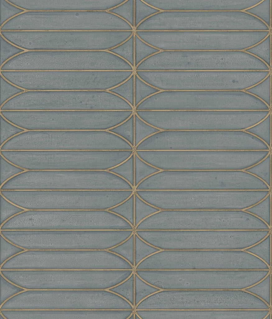 Candice Olson Pavilion Peel & Stick Charcoal Wallpaper