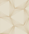 Candice Olson Honeycomb Peel & Stick Sand & Gold Wallpaper