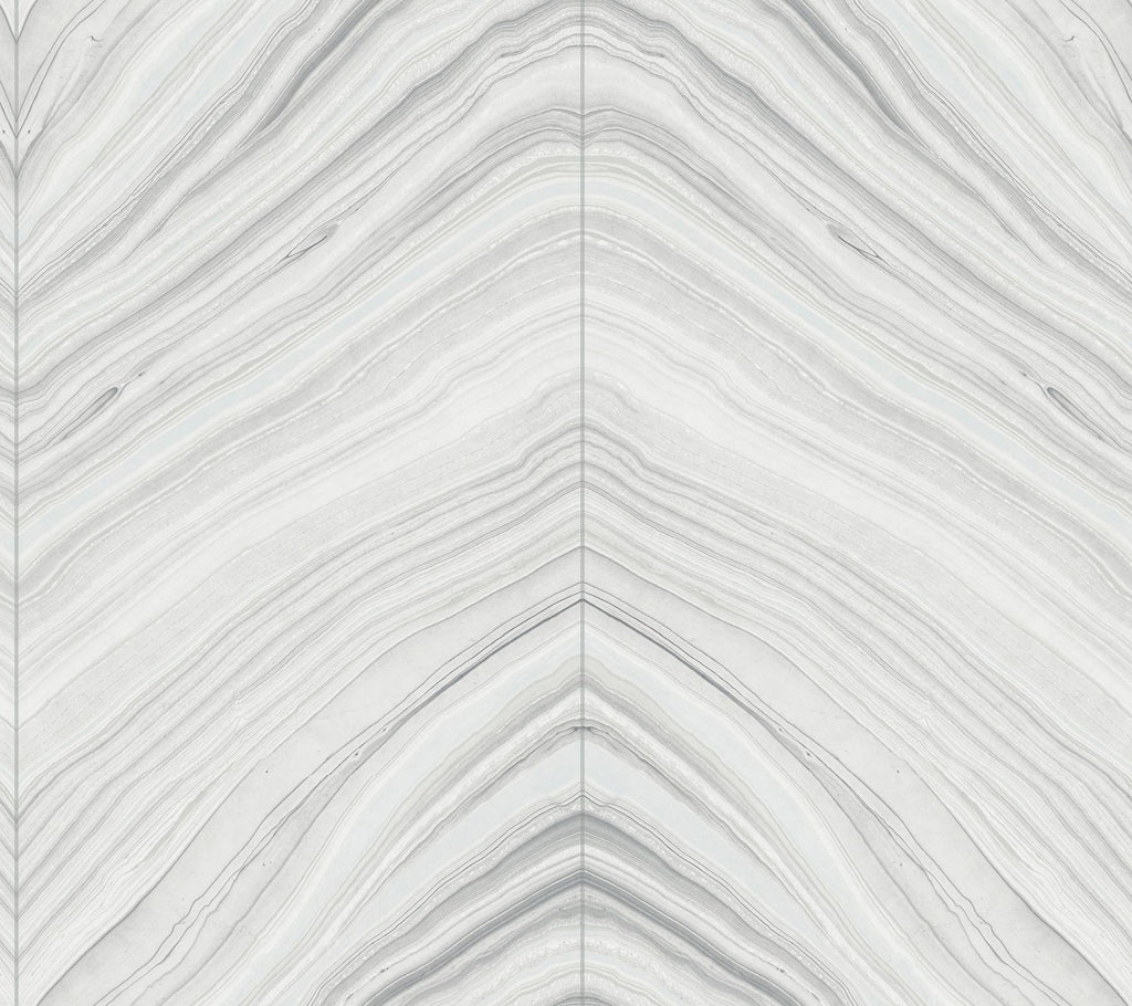 Candice Olson Onyx Strata Peel & Stick Sheer Grey Wallpaper