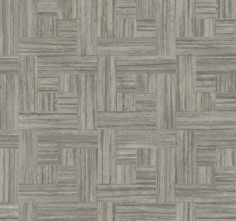 York Brown Tesselle Brown Wallpaper
