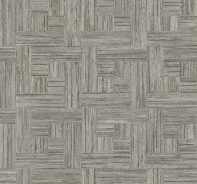York Brown Tesselle Brown Wallpaper