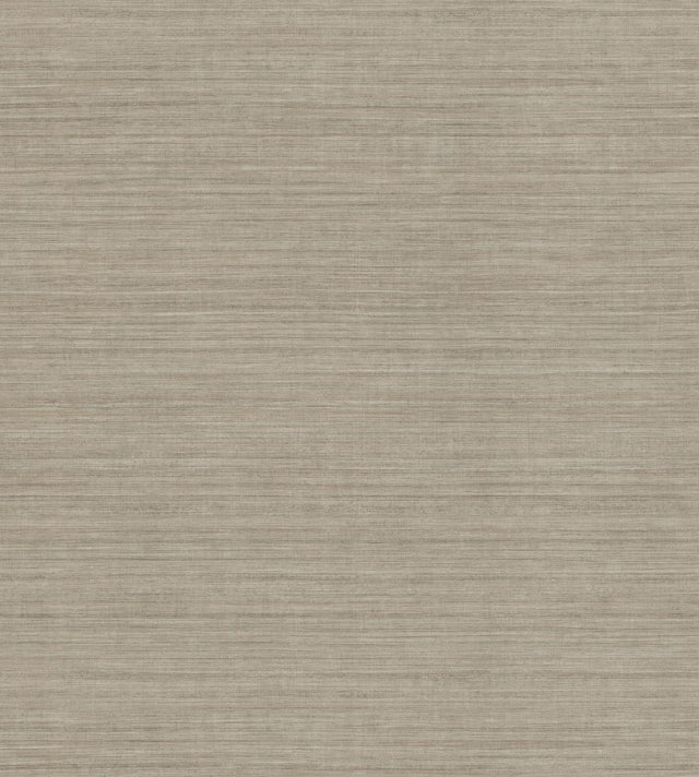 York Brown Tasar Silk Brown Wallpaper
