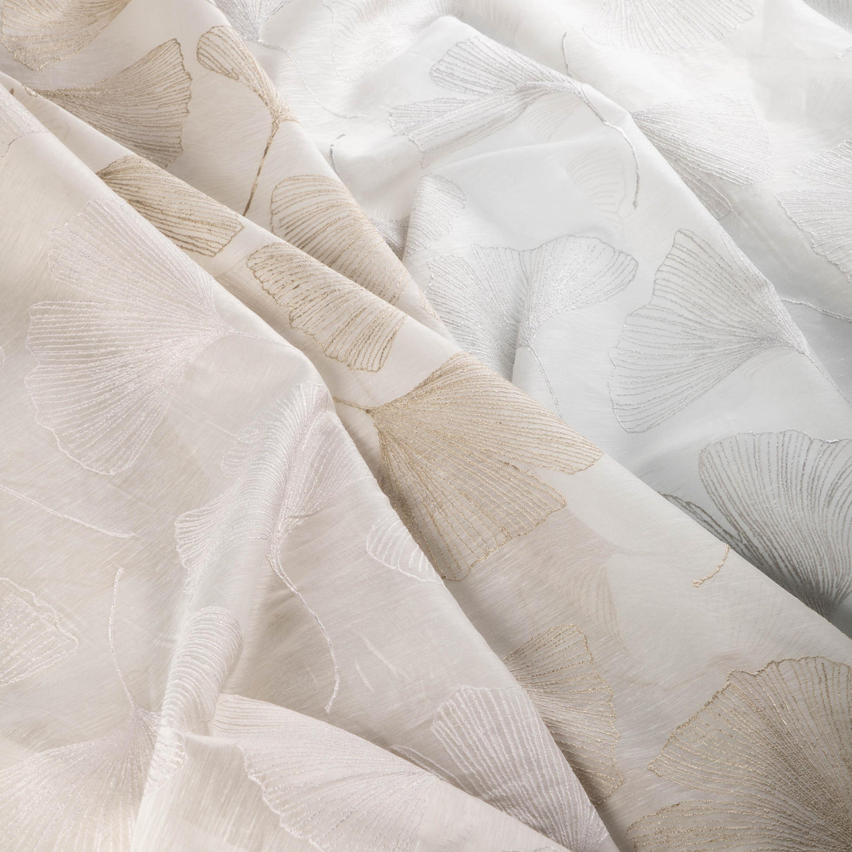 Kravet GINGKO LEAF PLATINUM Drapery Fabric