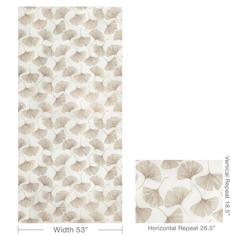 Kravet GINGKO LEAF GOLD Drapery Fabric