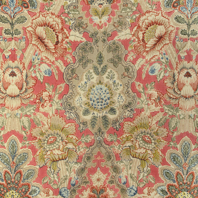 Brunschwig & Fils CARVALLO PRINT RED Fabric