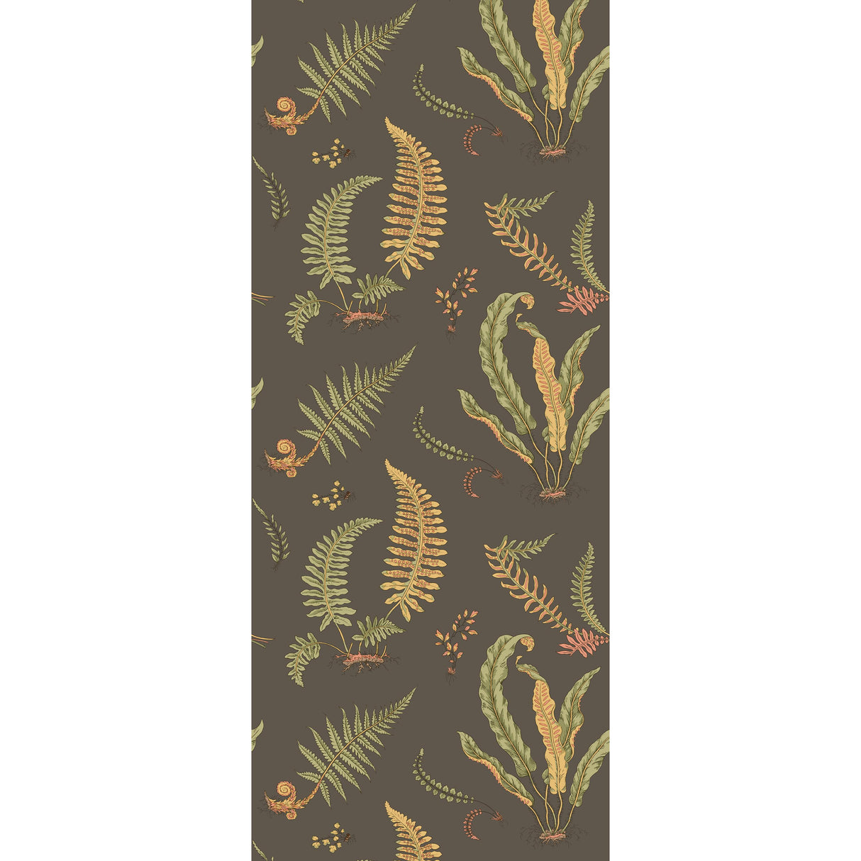 G P & J Baker FERNS CHARCOAL Wallpaper