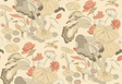 G P & J Baker NYMPHEUS PARCHMENT/BLUSH Wallpaper