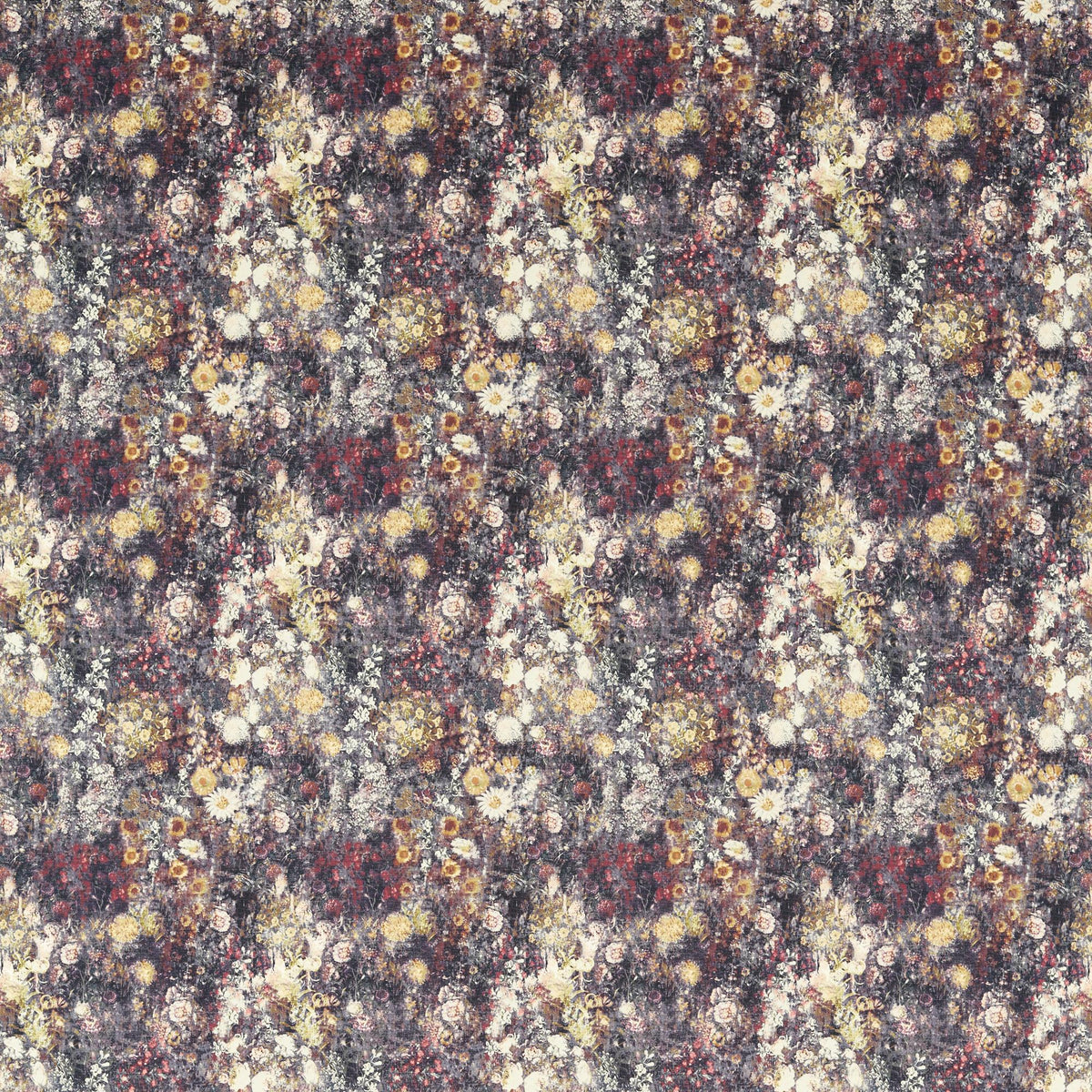 Clarke & Clarke Rosedene Raspberry/Ochre Fabric – DecoratorsBest