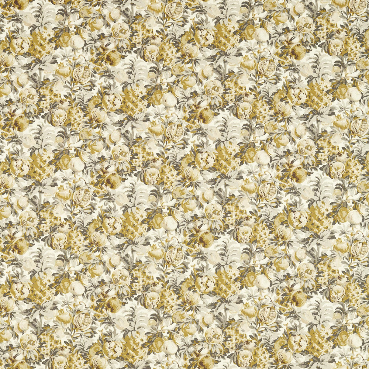 Clarke & Clarke FRANCIS ANTIQUE/CHARCOAL Fabric