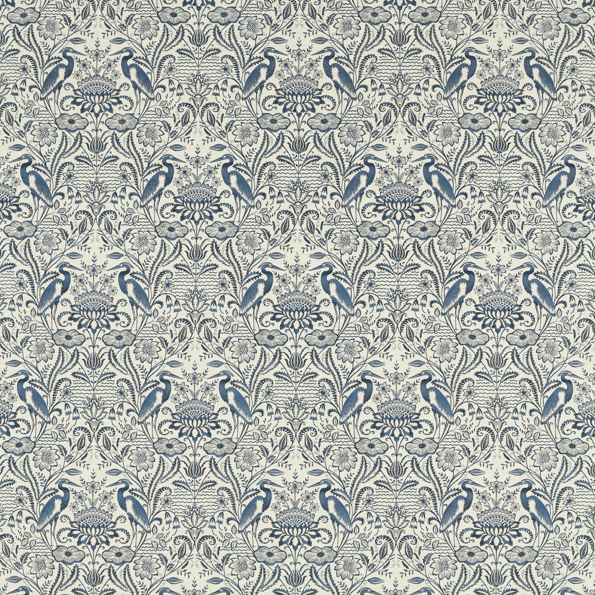 Clarke & Clarke NAKURU MIDNIGHT/LINEN Drapery Fabric