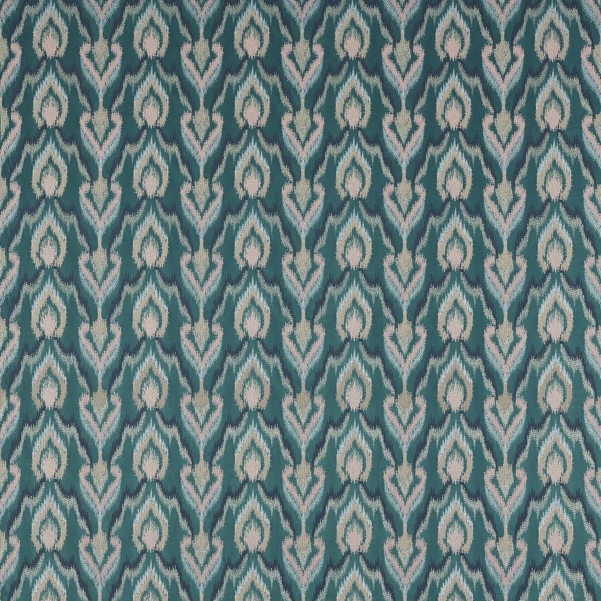 Clarke & Clarke VELLUTO TEAL Drapery Fabric