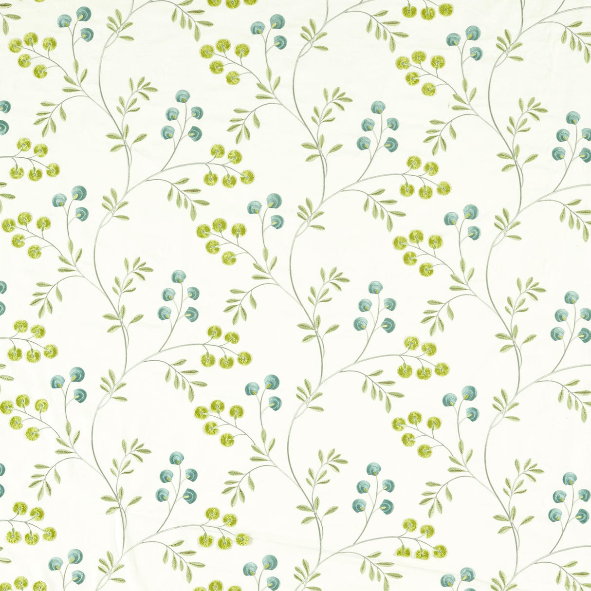 Clarke & Clarke ROCHELLE APPLE/MINERAL Drapery Fabric