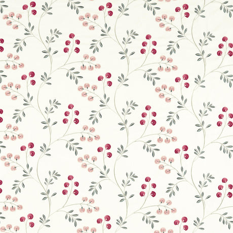 Clarke & Clarke ROCHELLE BLUSH/RASPBERRY Drapery Fabric