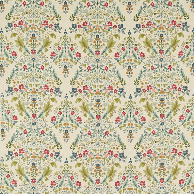 Clarke & Clarke GAWTHORPE FOREST/LINEN Fabric