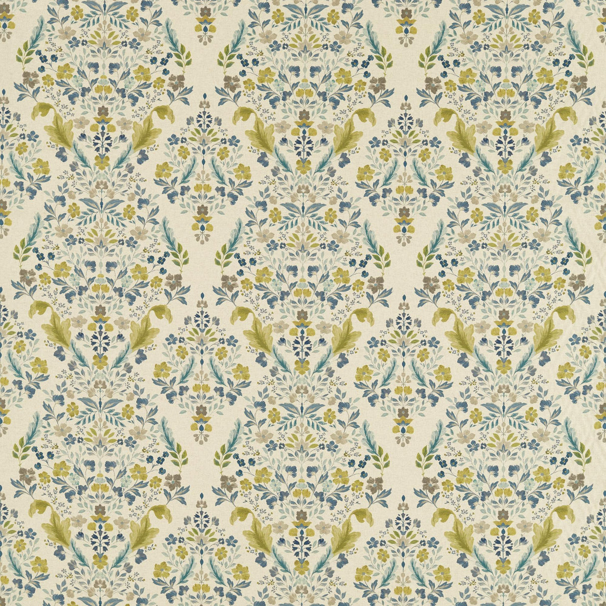 Clarke & Clarke GAWTHORPE MINERAL/LINEN Fabric