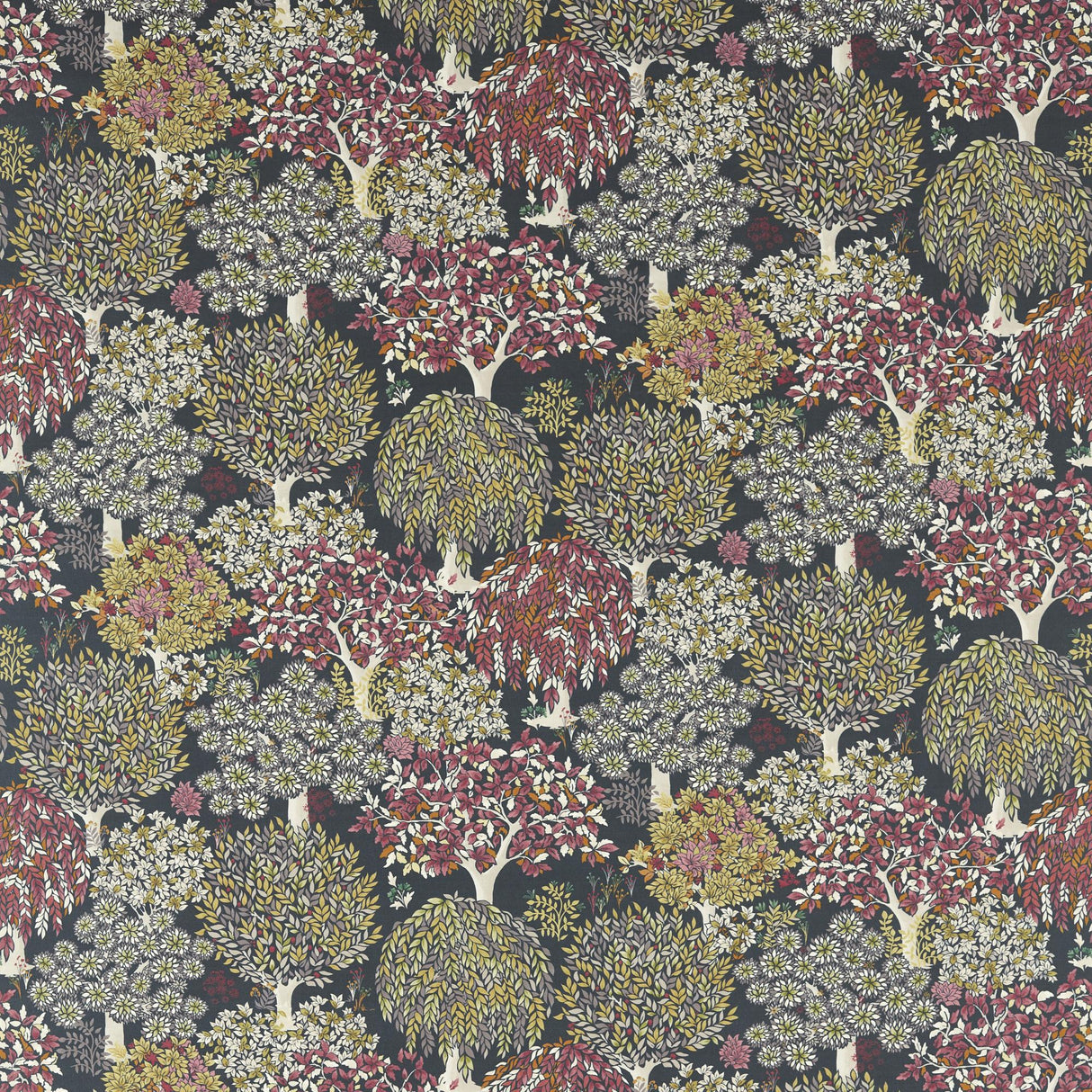 Clarke & Clarke TATTON CHARCOAL Fabric