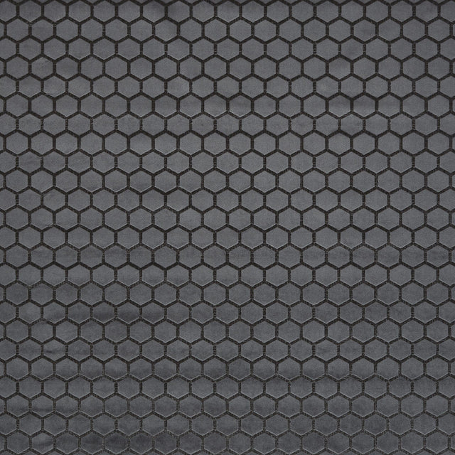 Clarke & Clarke HEXA SMOKE Upholstery Fabric
