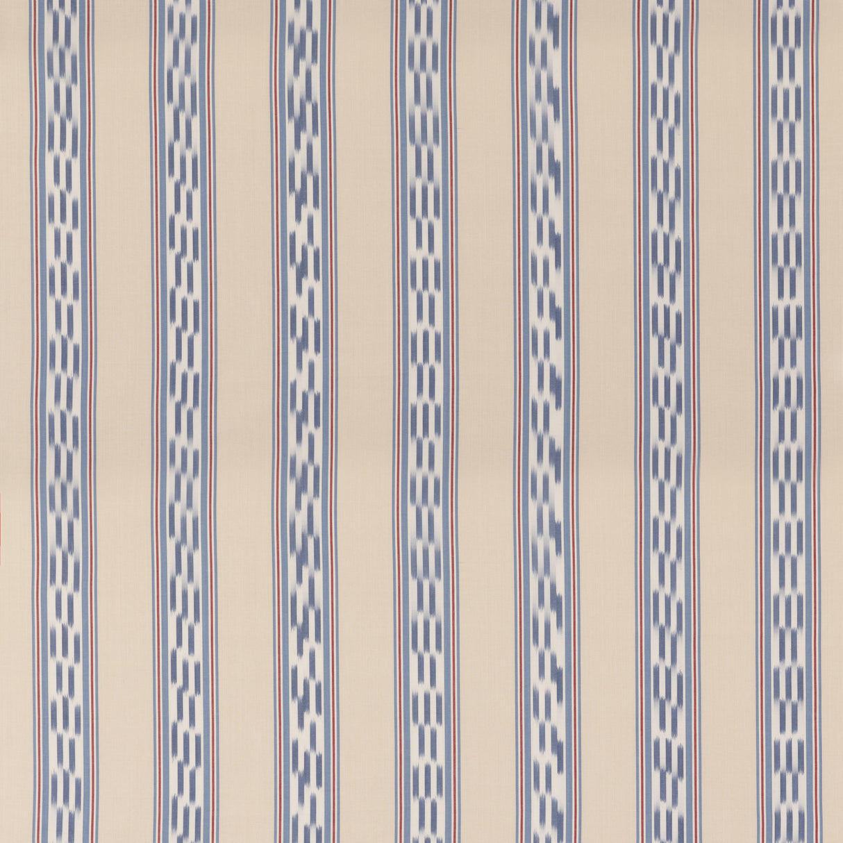 Mulberry BREEZY STRIPE BLUE/RED Fabric