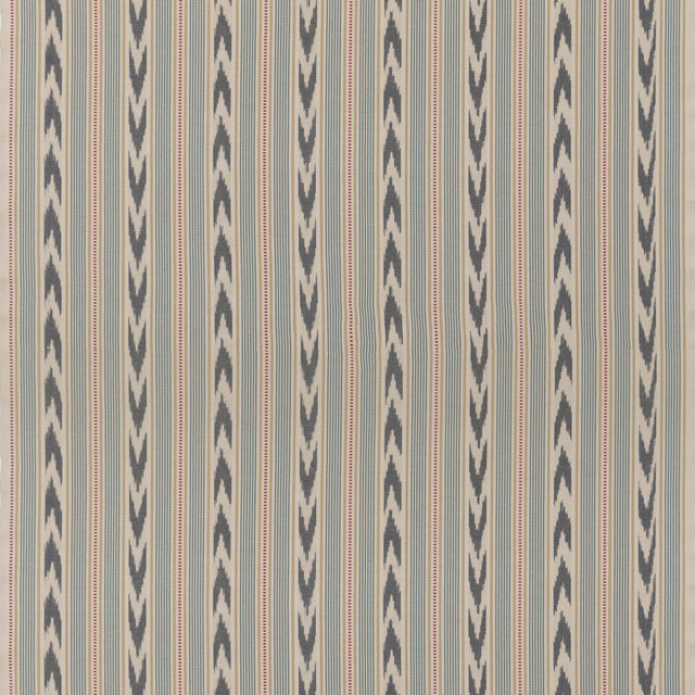 Mulberry NEWPORT STRIPE BLUE/RED Fabric