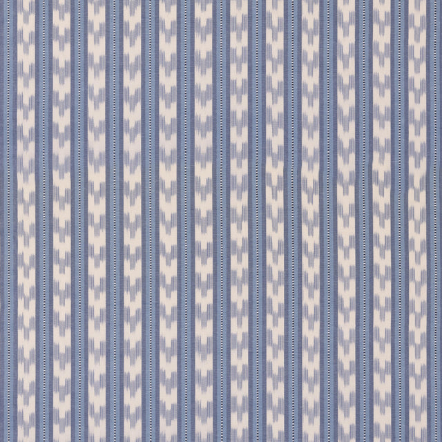 Mulberry CHART STRIPE BLUE Fabric