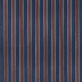 Mulberry BARRINGTON STRIPE INDIGO/RED Fabric