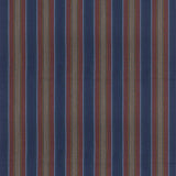 Mulberry WESTERLY STRIPE INDIGO/RED Fabric