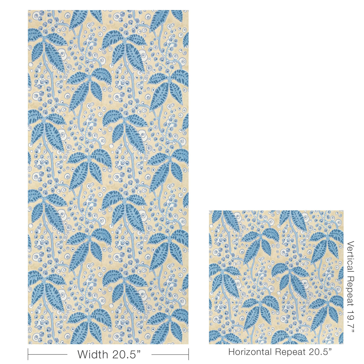 Lee Jofa PUTNAM PAPER DELFT/BLUE Wallpaper