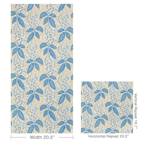 Lee Jofa PUTNAM PAPER DELFT/BLUE Wallpaper