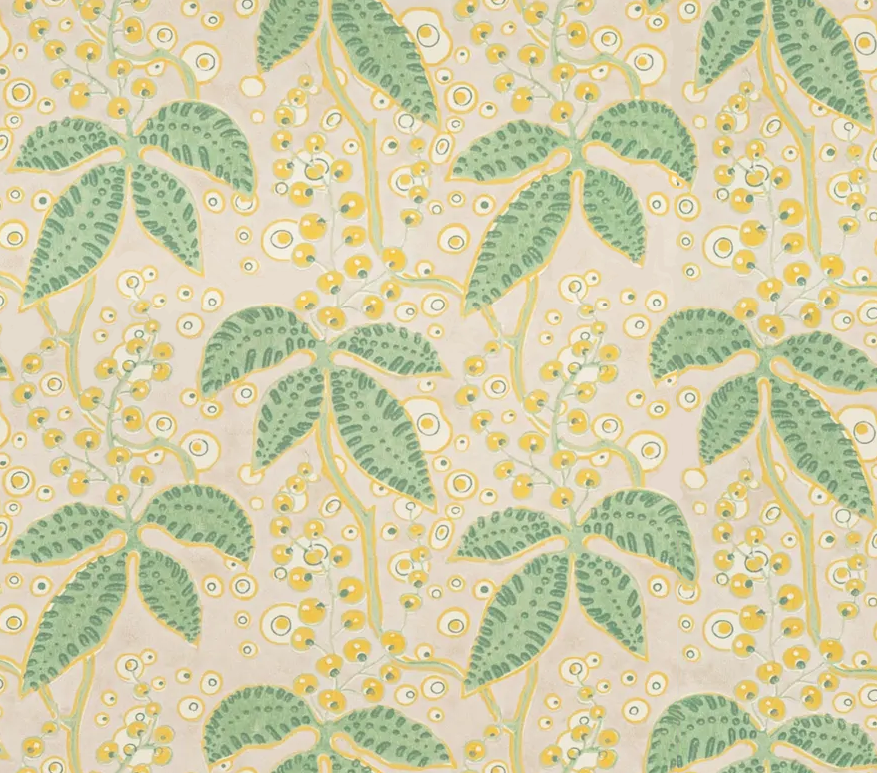 Lee Jofa PUTNAM PAPER CELERY/YELLOW Wallpaper