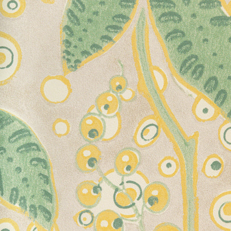 Lee Jofa PUTNAM PAPER CELERY/YELLOW Wallpaper