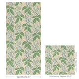 Lee Jofa PUTNAM PAPER LEAF/BLUE Wallpaper