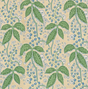 Lee Jofa PUTNAM PAPER LEAF/BLUE Wallpaper