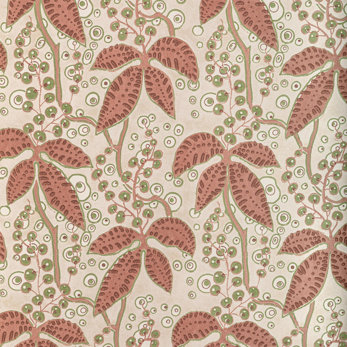 Lee Jofa PUTNAM PAPER BRICK/GREEN Wallpaper