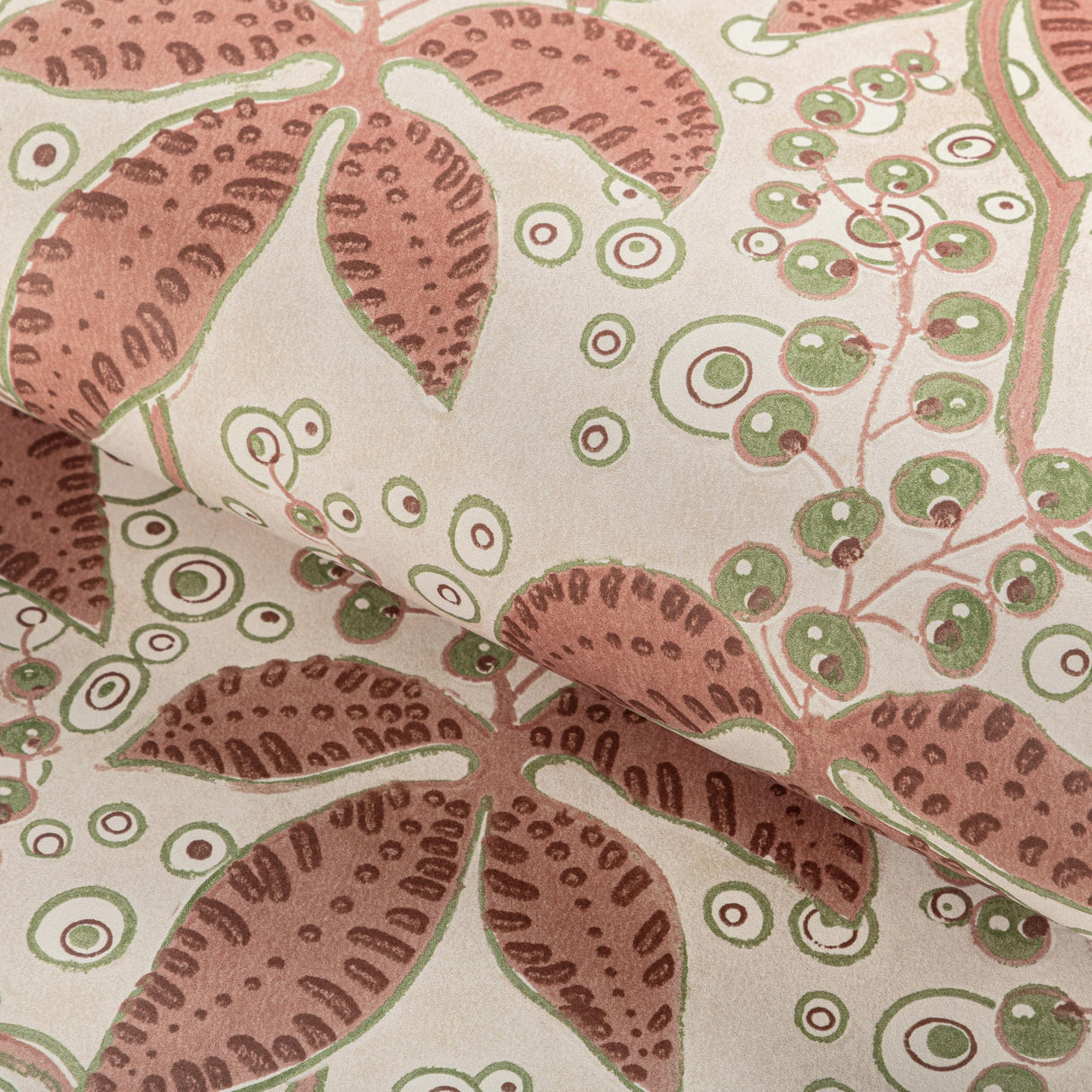 Lee Jofa PUTNAM PAPER BRICK/GREEN Wallpaper