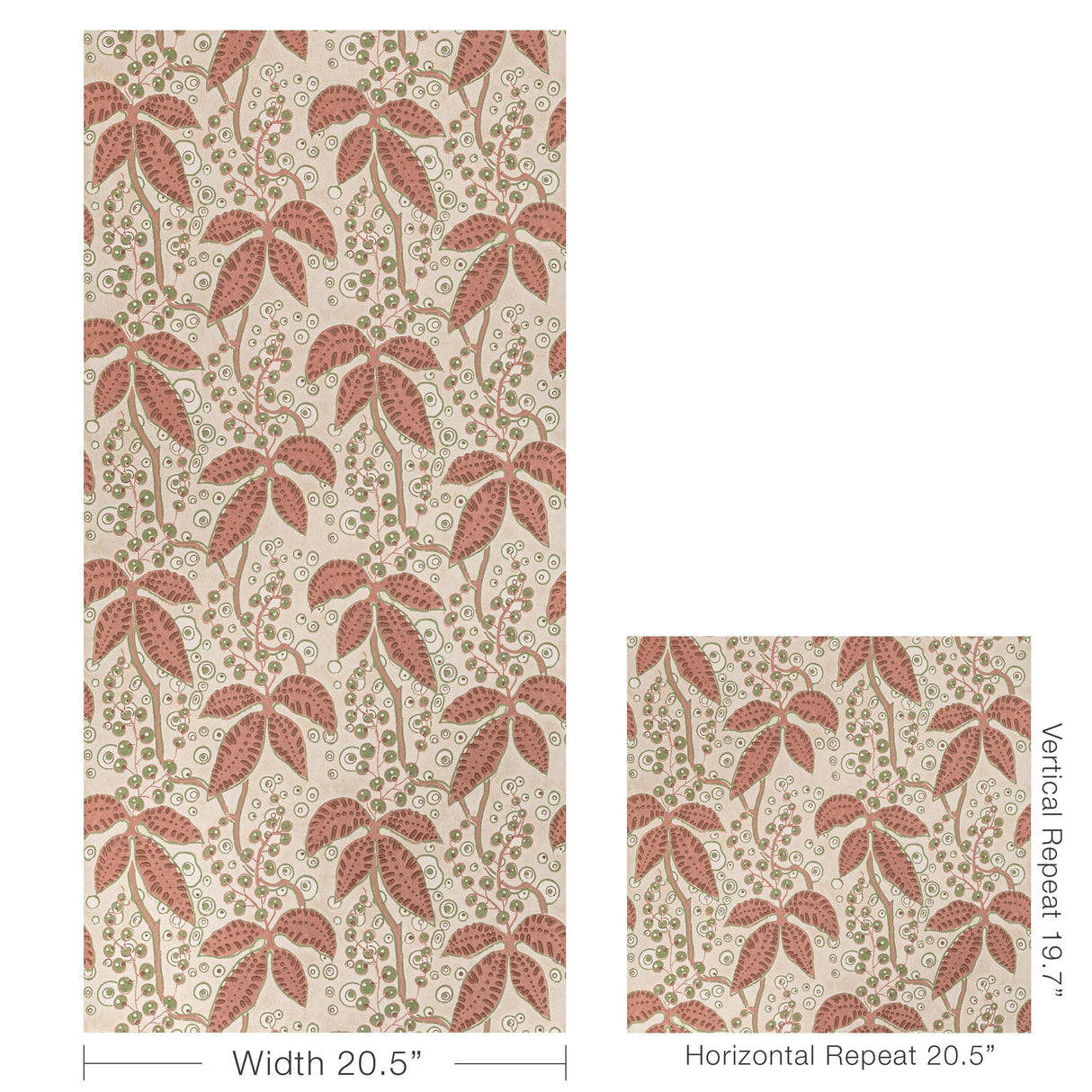 Lee Jofa PUTNAM PAPER BRICK/GREEN Wallpaper