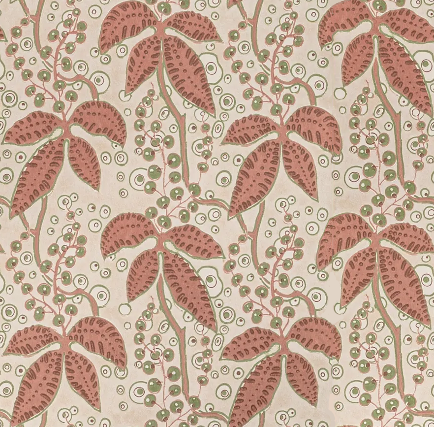 Lee Jofa PUTNAM PAPER BRICK/GREEN Wallpaper
