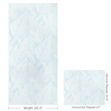 Lee Jofa CARRICK PAPER AQUA Wallpaper