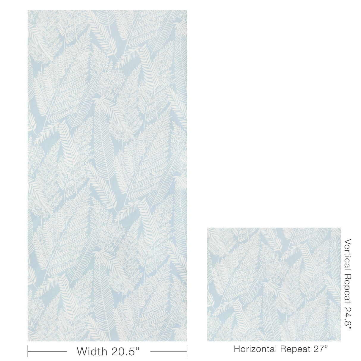 Lee Jofa CARRICK PAPER BLUE Wallpaper