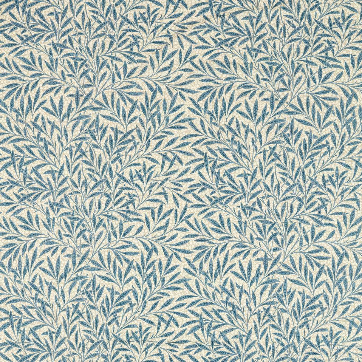 Morris & Co Emerys Willow Woad Blue Fabric